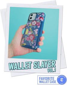img 3 attached to 📱 Smartish iPhone 12/12 Pro Wallet Case - Wallet Slayer Vol. 1 [Slim + Protective] Credit Card Holder (Silk) - [Flavor of The Month]: Stylish and Secure Phone Case with Built-in Card Holder