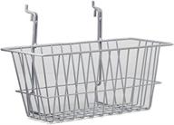 📦 organize in style with rack'em 5081-w white wire storage basket: 12 x 9.5 x 7 inch logo