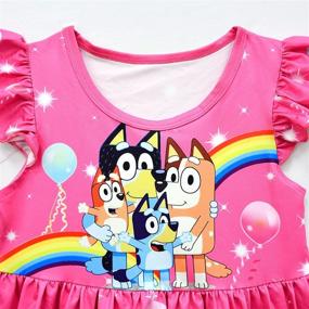 img 3 attached to XXTWYY Toddler Princess Cartoon Shirtdress Girls' Clothing
