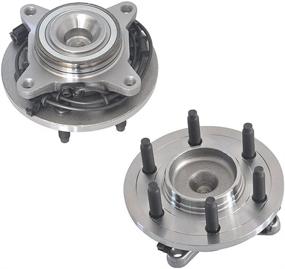 img 1 attached to 🚙 DRIVESTAR 515042 Front Left/Right Wheel Hub & Bearing Assembly for Ford Expedition & Lincoln Navigator 2002-2006 - 2WD, 6 Lug w/ABS