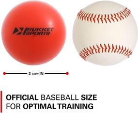 img 2 attached to 🔵 Enhance Your Baseball/Softball Skills with Rukket 9pk Weighted Balls (1lb./16oz. 3" Diameter)