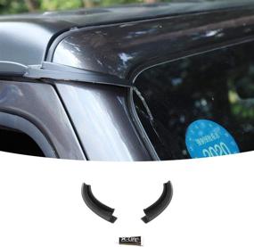 img 4 attached to RT-TCZ 2PCS Rainwater Diverter Guard Slot Gutter Extension 🌧️ for Jeep Wrangler JL JLU Gladiator JT (2018-2020): Effective Accessories