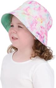 img 1 attached to 🏻 Packable Double Reversible Boys' Accessories: The Bucket Girls Hat Collection