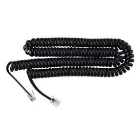 img 4 attached to 📞 Tangle-Free Phone Cord for Landline Phones – Curly Telephones Land Line Cord with Excellent Sound Quality – Easy to Use for Home or Office (25ft) - Black Color