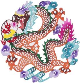 img 1 attached to 🎨 Shayier China Intangible Cultural Heritage Chinese Color Handmade Paper-Cut (Zodiac): Authentic Artistry for Meaningful Decor