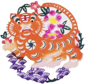 img 2 attached to 🎨 Shayier China Intangible Cultural Heritage Chinese Color Handmade Paper-Cut (Zodiac): Authentic Artistry for Meaningful Decor