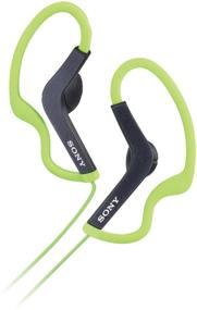 img 1 attached to 🎧 Green Sony MDR-AS200 Active Sports Headphones: Enhance Your Workout Experience