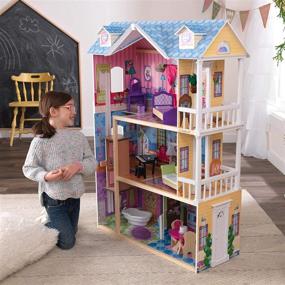 img 3 attached to 🏠 KidKraft My Dreamy Dollhouse: Complete with Furniture for Endless Playtime Fun!