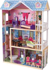 img 4 attached to 🏠 KidKraft My Dreamy Dollhouse: Complete with Furniture for Endless Playtime Fun!