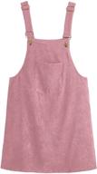 romwe corduroy pinafore overall burgundy women's clothing logo