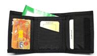 💳 trifold credit card wallet with nylon design logo