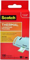 🔒 scotch business tp5851 3 mil laminating film, 70 inches x 100" - enhanced for seo logo
