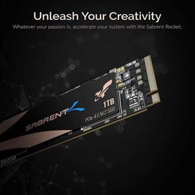 img 1 attached to 💥 Sabrent 1TB Rocket NVMe 4.0 Gen4 PCIe M.2 Internal SSD - Unleash Extreme Performance with this SB-ROCKET-NVMe4-1TB Solid State Drive!