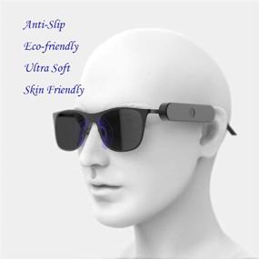 img 2 attached to Silicone Adhesive Eyeglass Anti Slip Sunglasses