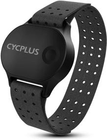 img 4 attached to Cycplus Waterproof Heart Rate Monitor Armband - Men and Women, Bluetooth/ANT+ Compatible