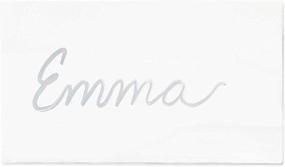 img 1 attached to Bright Creations Wedding Rectangular Acrylic Place Cards (20 Pack, 3.5 x 2 inches)