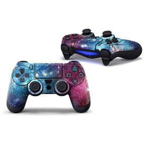 img 2 attached to 🎮 PlayStation 4 Controller Skin Vinyl Sticker Decal Cover - Set of 3 for PS4 Controller