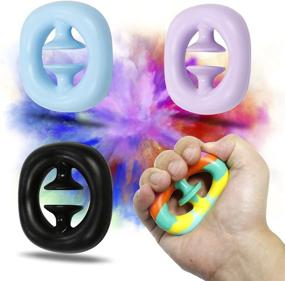 img 4 attached to 🌈 Multicolor Teamgee Snapper Sensory Fidget 4