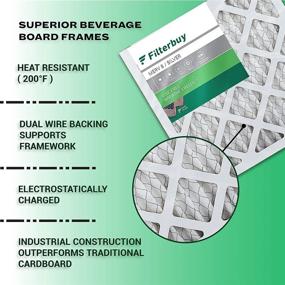 img 1 attached to 🌬️ Enhance Indoor Air Quality with FilterBuy 12X30X1 Pleated Furnace Filters