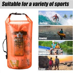 img 3 attached to ANCMaple 10L/15L Waterproof Dry Bag with Translucent Frosted Storage and Phone Inner Bag – Side Handles, Single-Shoulder Strap Included – Ideal for Diverse Water Activities