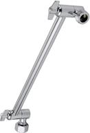 11-inch chrome sparkpod shower arm extension - durable solid brass with universal connection to all shower heads, quick install, advanced anti-leakage technology logo