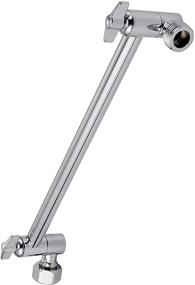 img 4 attached to 11-inch Chrome SparkPod Shower Arm Extension - Durable Solid Brass with Universal Connection to All Shower Heads, Quick Install, Advanced Anti-Leakage Technology