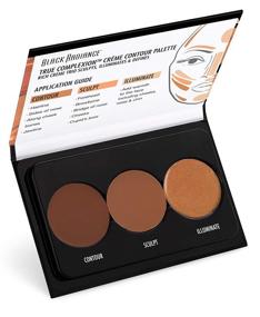 img 2 attached to 💄 Enhance Your Natural Beauty with Black Radiance True Complexion Creme Contour Palette, Medium to Dark, 7.5 Gram