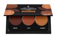 💄 enhance your natural beauty with black radiance true complexion creme contour palette, medium to dark, 7.5 gram logo