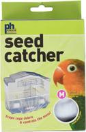 🦜 8-inch medium prevue pet products seed guard nylon mesh bird seed catcher - color may vary logo