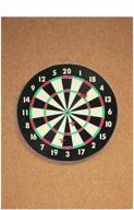 🎯 premium cork dart board backer - 36x24x0.5 inches: enhance your dart game! логотип