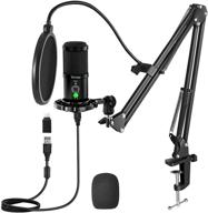 🎙️ mercase studio professional condenser usb microphone computer kit: enhance your gaming, streaming, podcasting, and more! logo