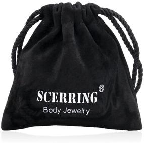 img 1 attached to 💎 SCERRING Intuitive Internal Threaded Earring: Exceptional Women's Jewelry