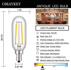 img 3 attached to 💡 OMAYKEY Candelabra Chandelier: Non-Dimmable and Equivalent Illumination