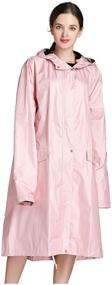 img 3 attached to 🌧️ Freesmily Women's Waterproof Raincoat with Pockets for Outdoor Clothing