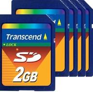 📸 pack of 5 transcend 2gb sd flash memory cards (ts2gsdc) - enhance your seo! logo