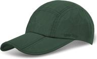 stay protected with unisex foldable upf 50+ sun protection quick dry baseball cap: portable hat solution логотип