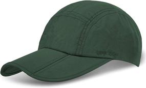 img 4 attached to Stay Protected with Unisex Foldable UPF 50+ Sun Protection Quick Dry Baseball Cap: Portable Hat Solution