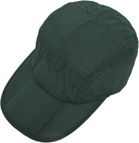 img 3 attached to Stay Protected with Unisex Foldable UPF 50+ Sun Protection Quick Dry Baseball Cap: Portable Hat Solution