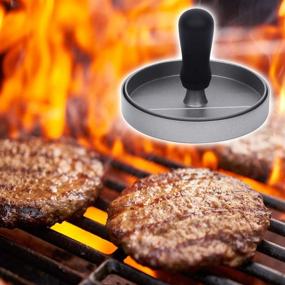 img 1 attached to 🍔 Burger Press 100 Sheets Patty Paper Set - Non-Stick Hamburger Press Patty Maker for BBQ Grill, Perfect for Meat, Beef, Cheese, Bean, Veggie Burgers - Optimal for Barbecue Cooking