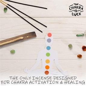 img 3 attached to 🪔 Ultra Premium Natural Incense Sticks for Chakra Alignment & Enhanced Luck - Crown to Root Chakras, 70 Pieces Variety Gift Pack with Bonus Wood Holder