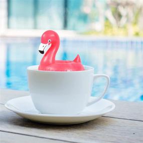 img 1 attached to 🦩 Quirky and Functional: Fred Friends 5238831 Flamingo Tea Infuser