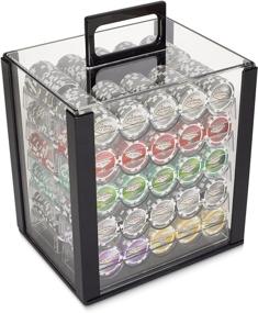 img 4 attached to 🎰 Brybelly 1,000 Ct Las Vegas Set: Premium Clay Composite Casino Chips + Acrylic Display Case