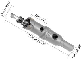 img 3 attached to 🔪 Tungsten Stainless Aluminum Cutter: Precision for All Cutting Diameters