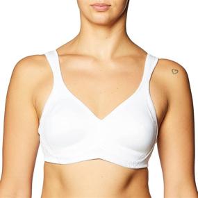 img 4 attached to Get Comfortable All Day with Playtex Women's 18 Hour Seamless Smoothing Full Coverage Bra US4049