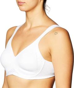 img 3 attached to Get Comfortable All Day with Playtex Women's 18 Hour Seamless Smoothing Full Coverage Bra US4049