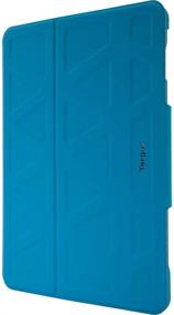 img 2 attached to Targus 3D Protection Case for Apple iPad (6th / 5th gen), iPad Pro (9.7-Inch), iPad Air 2 &amp; iPad Air - Slim TriFold Stand Cover, Multi-Angle Viewing - Magnetic Sleep/Wake Closure - Blue (THZ61202GL)