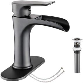 img 4 attached to 🚰 YUNDOOM Waterfall Single Handle Bathroom Faucet