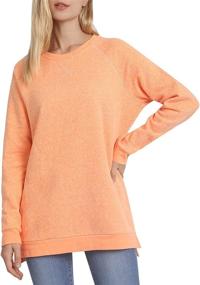 img 1 attached to 👚 SWIWOEL Women's Fleece Sweatshirts - Long Sleeve Lounge Shirts | Ultra Soft, Casual & Warm Pullover Tops for Active Comfort