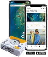 🎣 anglr bullseye portable bluetooth fishing tracker - smartphone gps with satellite imagery and logbook for kayak, bass, saltwater, and fly fishing logo