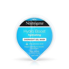 img 4 attached to 💦 Neutrogena Hydro Boost Moisturizing Overnight Gel Cream Face Mask: Hyaluronic Acid + 12 Pack